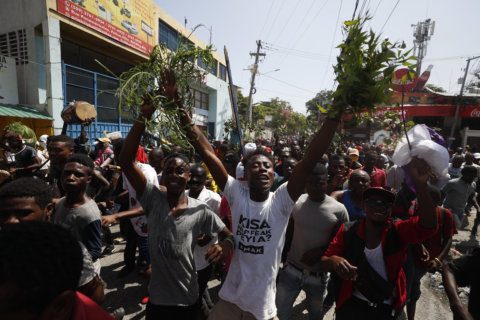 PHOTOS: Protests in Haiti