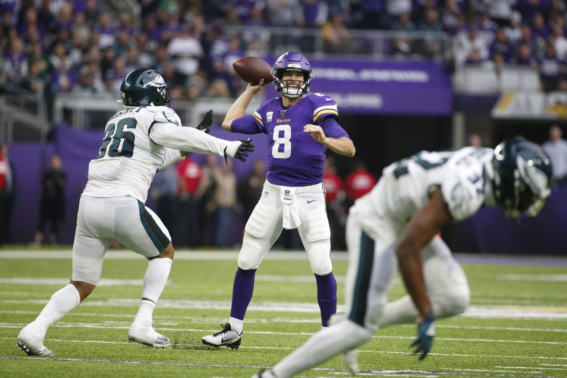 <p><b><i>Eagles 20</i></b><br />
<b><i>Vikings 38</i></b></p>
<p>Given the difference between what Zach Brown had to say about Kirk Cousins <a href="https://profootballtalk.nbcsports.com/2019/10/11/zach-brown-trashes-kirk-cousins-ahead-of-sundays-game/" target="_blank" rel="noopener" data-saferedirecturl="https://www.google.com/url?q=https://profootballtalk.nbcsports.com/2019/10/11/zach-brown-trashes-kirk-cousins-ahead-of-sundays-game/&amp;source=gmail&amp;ust=1571101182804000&amp;usg=AFQjCNGx4NNcj9uon8gBdTy20cQRZeqkFw">before</a> this game and <a href="https://profootballtalk.nbcsports.com/2019/10/13/zach-brown-doesnt-want-to-talk-about-kirk-cousins/" target="_blank" rel="noopener" data-saferedirecturl="https://www.google.com/url?q=https://profootballtalk.nbcsports.com/2019/10/13/zach-brown-doesnt-want-to-talk-about-kirk-cousins/&amp;source=gmail&amp;ust=1571101182804000&amp;usg=AFQjCNFWiAu0i0ZWSo3vzyryQGauTw87Mw">after</a>, I shall heretofore refer to Brown as Smokey because this felt a lot like <a href="https://www.youtube.com/watch?v=Kw31fE_AWsI" target="_blank" rel="noopener" data-saferedirecturl="https://www.google.com/url?q=https://www.youtube.com/watch?v%3DKw31fE_AWsI&amp;source=gmail&amp;ust=1571101182804000&amp;usg=AFQjCNF09WA4twTkBpxtxjT8KlEwAW57QA">his (NSFW) attitude about Deebo</a>. If Philly misses the playoffs, we&#8217;ll certainly point to this early-season underachieving.</p>
