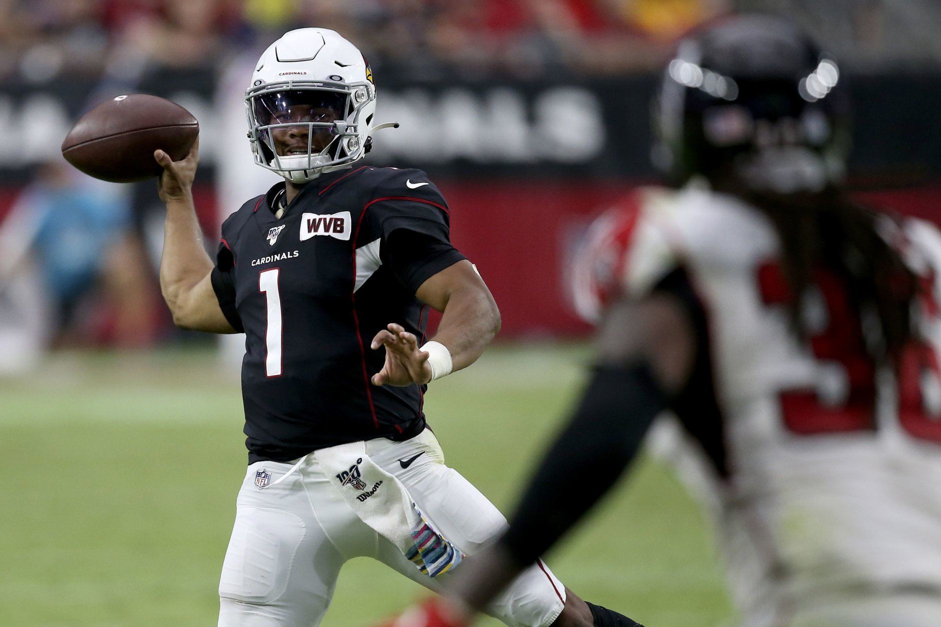 <div><b><i>Falcons 33</i></b></div>
<div><b><i>Cardinals 34</i></b></div>
<div></div>
<div>Give it up for Kyler Murray, y&#8217;all. The rookie outdueled a former MVP and became only the third player in NFL history to throw for 300 yards in half of his first six games. His future is bright, even if Arizona&#8217;s present fortunes aren&#8217;t necessarily.</div>
<div></div>
<div>And if this was Step 1 of <a href="https://profootballtalk.nbcsports.com/2019/10/13/dan-quinn-has-three-games-to-turn-things-around/">Dan Quinn&#8217;s three-week process</a> of turning around the most disappointing team in the league … he&#8217;s already fired.</div>
