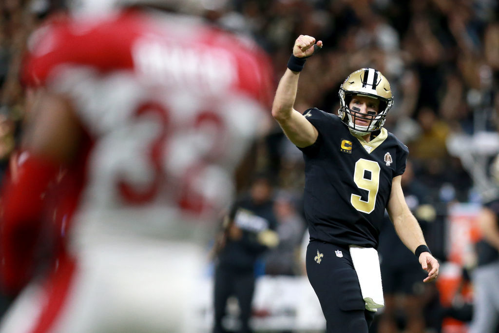 <p><b><i>Cardinals 9</i></b><br />
<b><i>Saints 31</i></b></p>
<p>Drew Brees returned to throw 3 TDs, Latavius Murray had another dominant day filling in for the injured Alvin Kamara and the Saints defense manhandled another outmatched opponent. New Orleans is halfway to what is trending toward a special 14-2 season that ends with the championship glory they should have enjoyed last year.</p>
