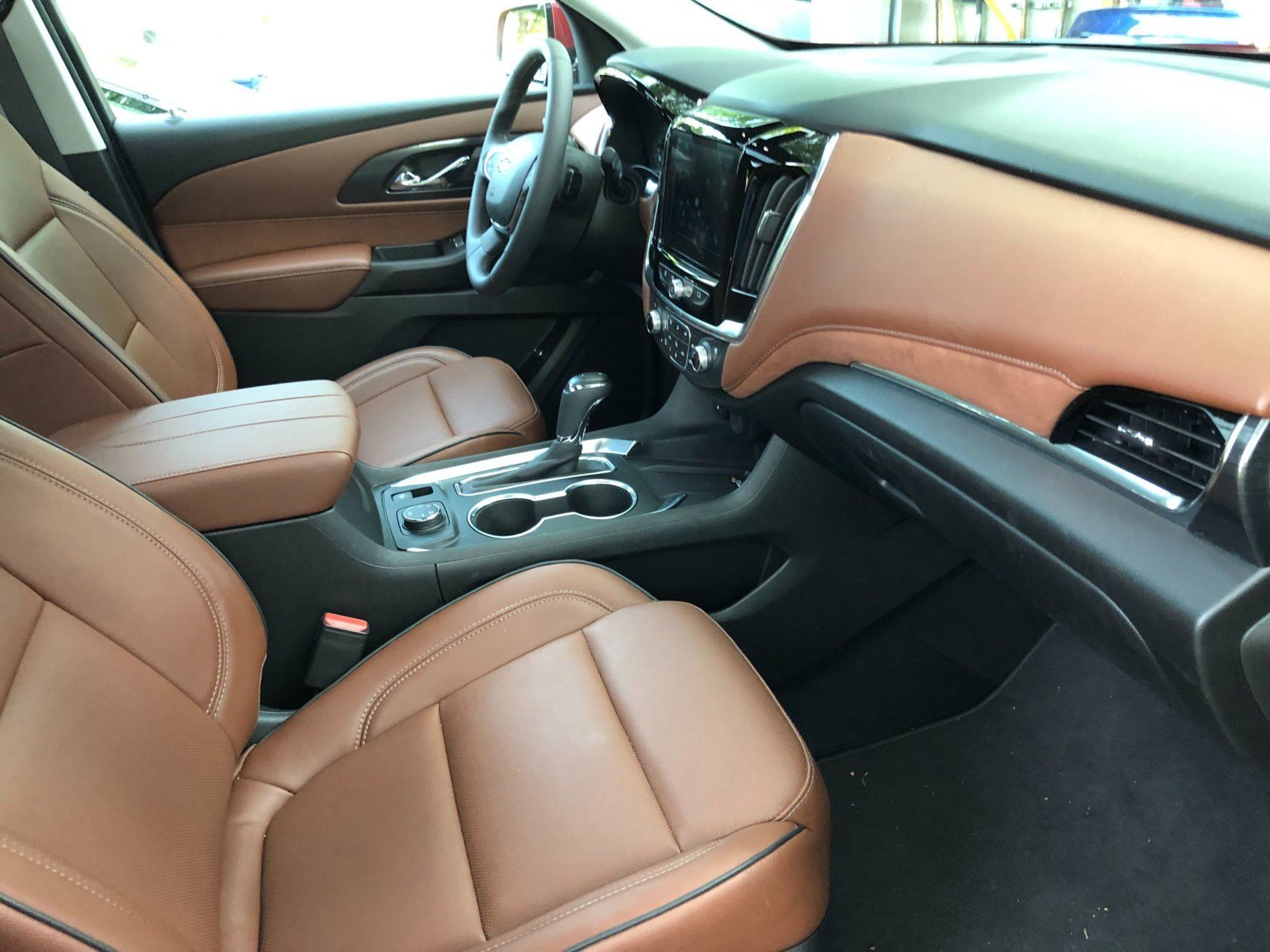 <p>The front seats are heated and ventilated with power adjustments for driver and passenger. There’s marked improvement with leather quality that’s more upscale than before.</p>
