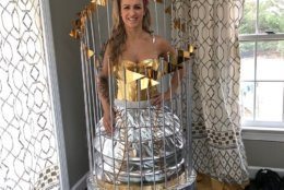 nats, world series, costume, trophy