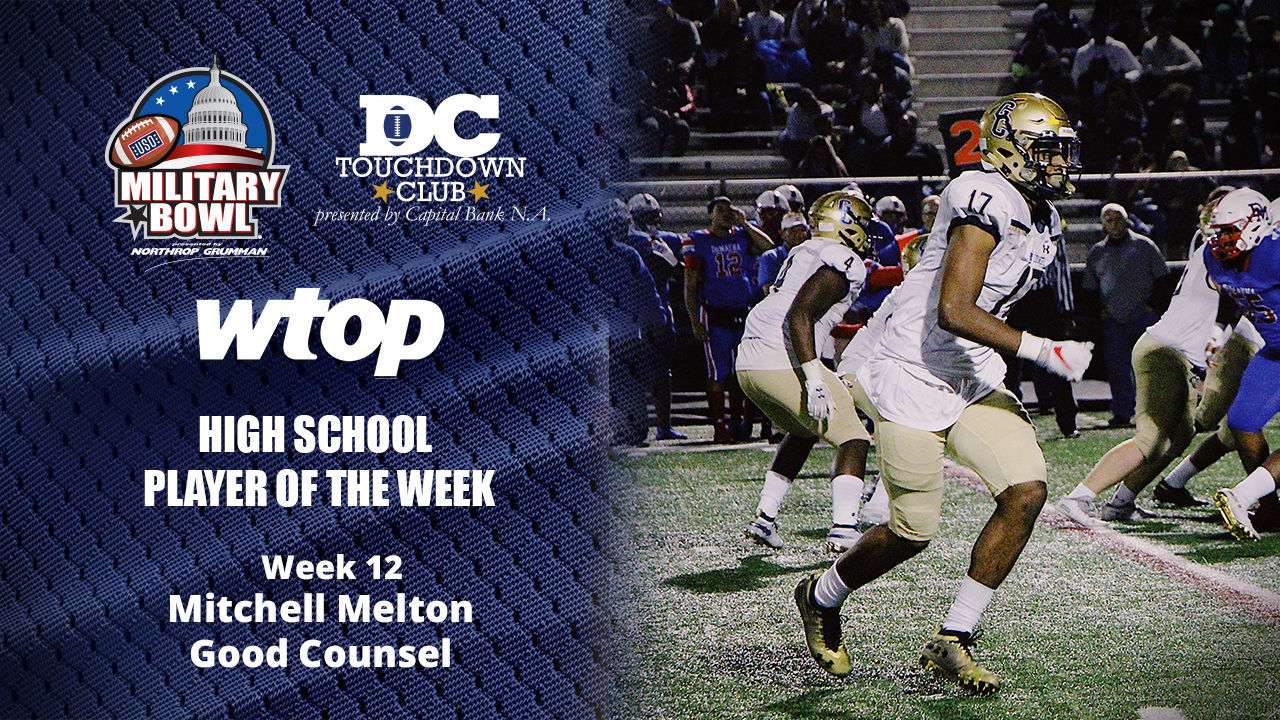 Mitchell Melton’s defense leads Good Counsel to WCAC title game, Player of the Week - WTOP