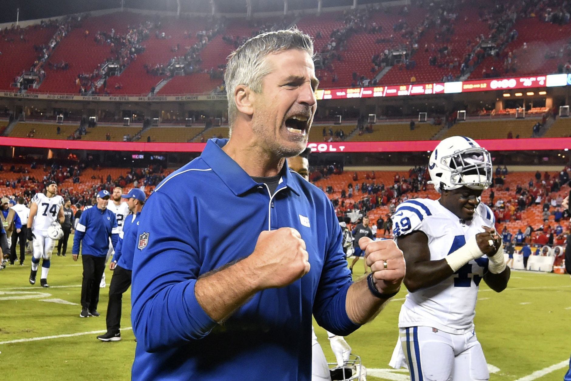 <p><b>Coach of the Year: Frank Reich</b></p>
<p>I give the former Maryland QB the slight edge over Sean Payton because his franchise QB retired days before the start of the season, yet Indianapolis remains in the mix for a division title, and maybe more.</p>
<p><i>Honorable mention: Sean Payton, Kyle Shanahan, Bill Belichick</i></p>
