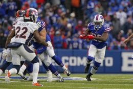 <p><b><i>Broncos 3</i></b><br />
<b><i>Bills 20</i></b></p>
<p>Buffalo stampeded Denver by holding the Broncos to <a href="https://twitter.com/pfref/status/1198709464842604544?s=20" target="_blank" rel="noopener">a historically awful passing day</a> and pounding the rock with Frank Gore, who passed Barry Sanders for third in career rushing yardage and cemented his status as the league&#8217;s most underrated RB all-time. Give the Bills props for being 8-3, but the next five weeks will tell us whether they&#8217;re fraudulent or firmly entrenched as the top AFC wild card.</p>
