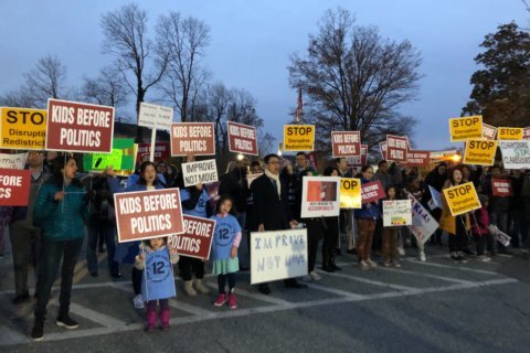 Parents, students protest school boundary change in Montgomery County