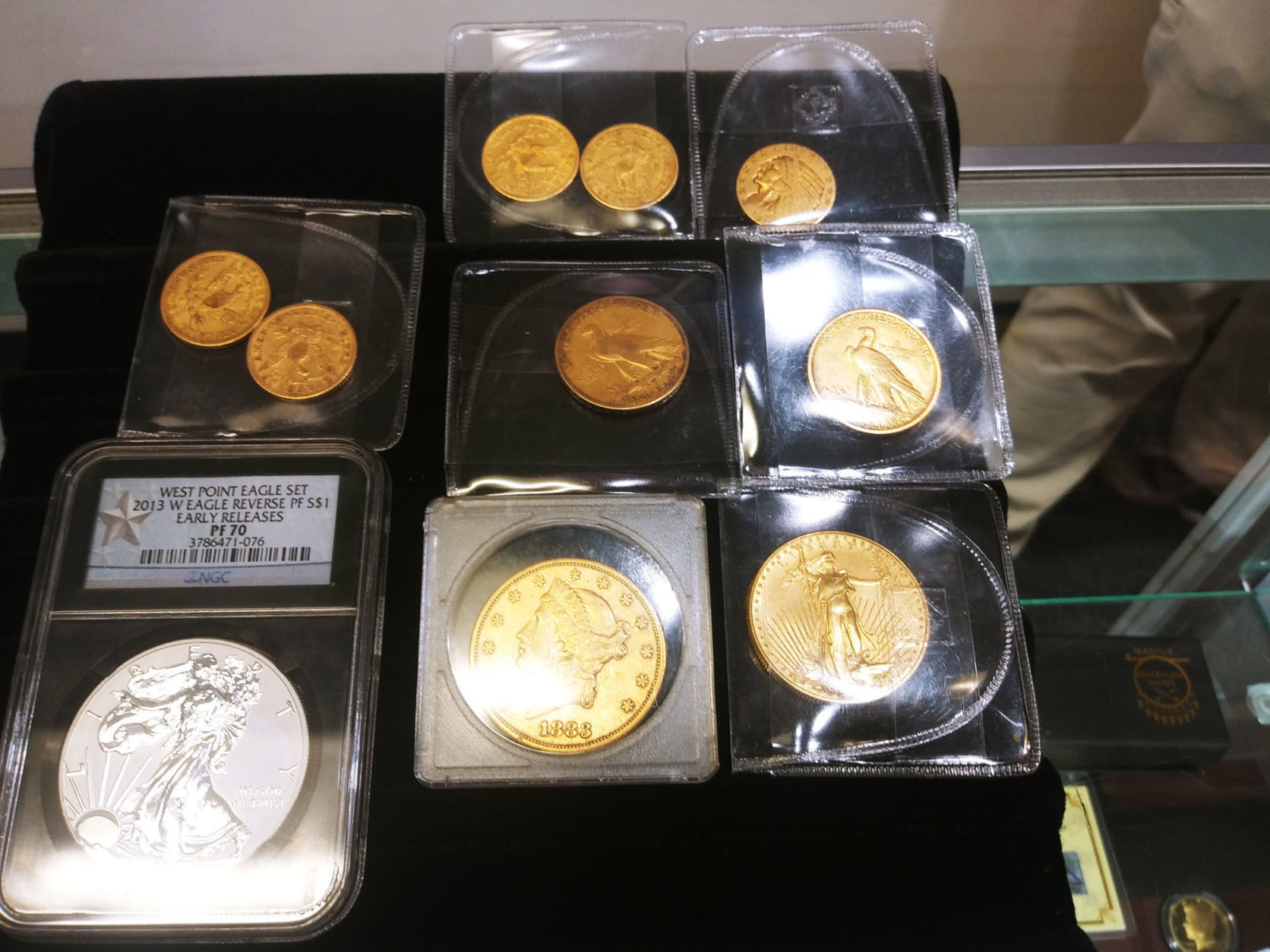 coins, pawn shop