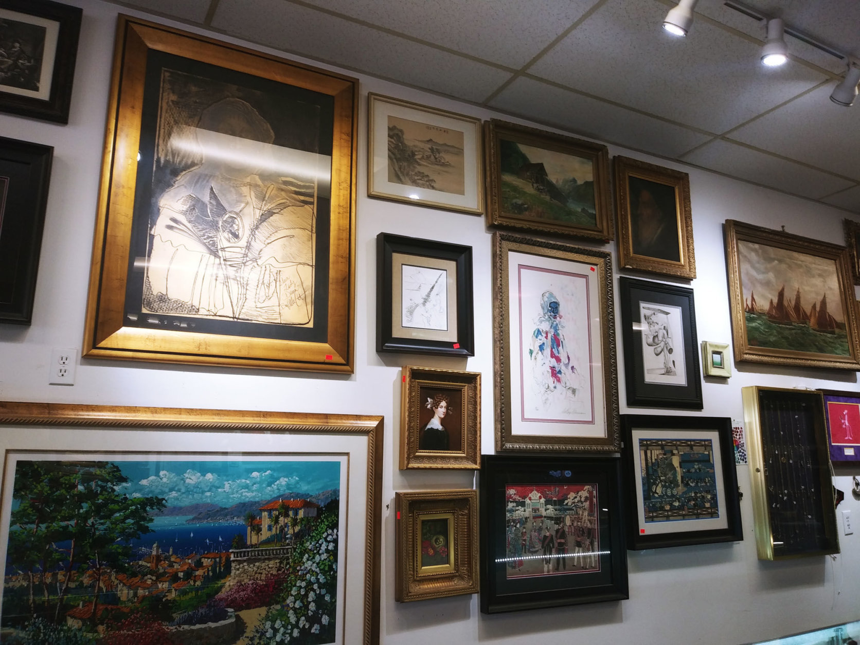 paintings, pawn shop