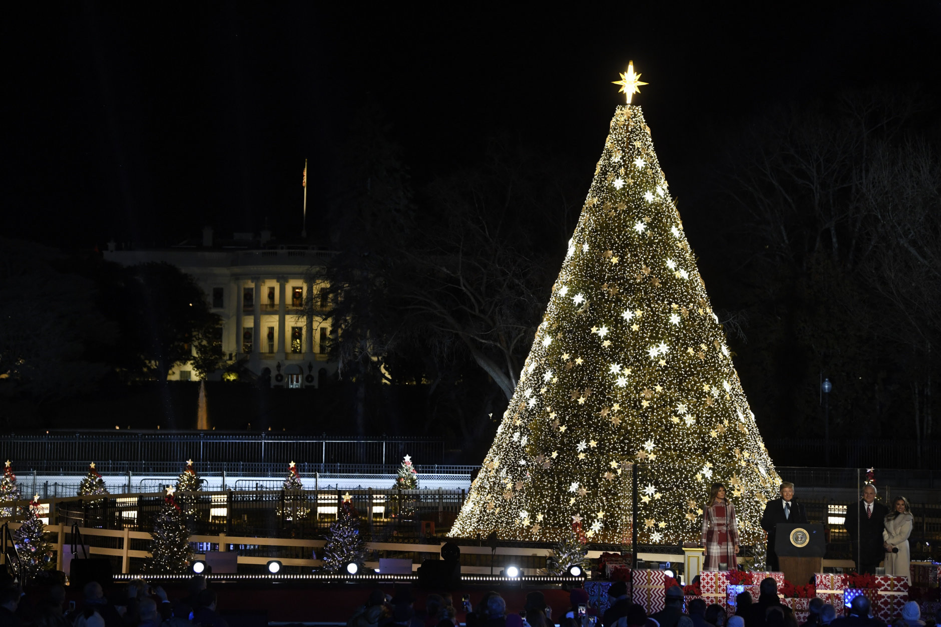 <h2>Marvel at the National Christmas Tree</h2>
<p>You just missed the <a href="https://wtop.com/holidays/2019/12/trump-lights-national-christmas-tree-in-holiday-tradition/" target="_blank" rel="noopener">National Christmas Tree lighting earlier this month</a>, but you can still plan a trip to see the 30-foot tree. It&#8217;s lit every day from around 4:30 p.m. to midnight as part of the America Celebrates display at the President&#8217;s Park. If you visit from Dec. 11 to 15 and Dec. 17 and 22, you can even catch a live performance. See <a href="https://www.nps.gov/whho/planyourvisit/national_christmas_tree_music_program.htm" target="_blank" rel="noopener">when there are performances</a> online.</p>
