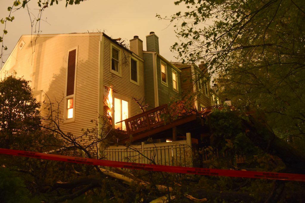 <p><em><strong>Fairfax County tornado leaves miles-long path of damage</strong></em></p>
<p>An EF-0 tornado might sound weak, but it&#8217;s still a force to be reckoned with — <a href="https://wtop.com/fairfax-county/2019/04/tornado-causes-damage-near-reston-va/" target="_blank" rel="noopener">and a ferocious power that befell</a> parts of Fairfax County, Virginia, on April 20.</p>
<p>The National Weather Service blamed a tornado for what it called a &#8220;discontinuous line of damage&#8221; stretching about four miles through the Reston area that evening. It boasted winds in excess of 70 mph.</p>
<p>Images posted on social media showed large trees fallen on roads in Reston overnight, crushing cars and grazing townhouses. On Center Harbor Road, a pickup truck was destroyed by a large, 100-foot tree while its owner sought shelter indoors.</p>
