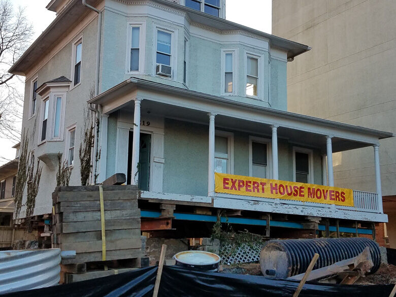 <p>Now, developers want to use that prime corner space. But because it is a historic home, they couldn’t just raze it. The D.C. Historic Preservation Review Board said they would approve the plan to allow the construction as long as the home was preserved.</p>
