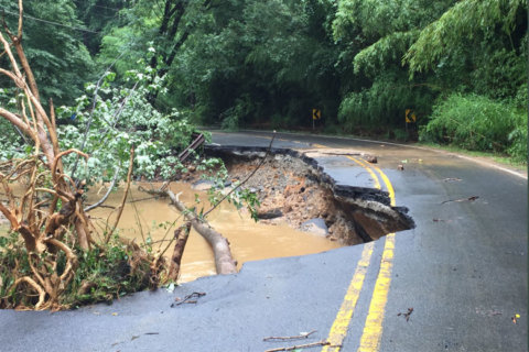 Kirby Road in McLean reopens 5 months after washout