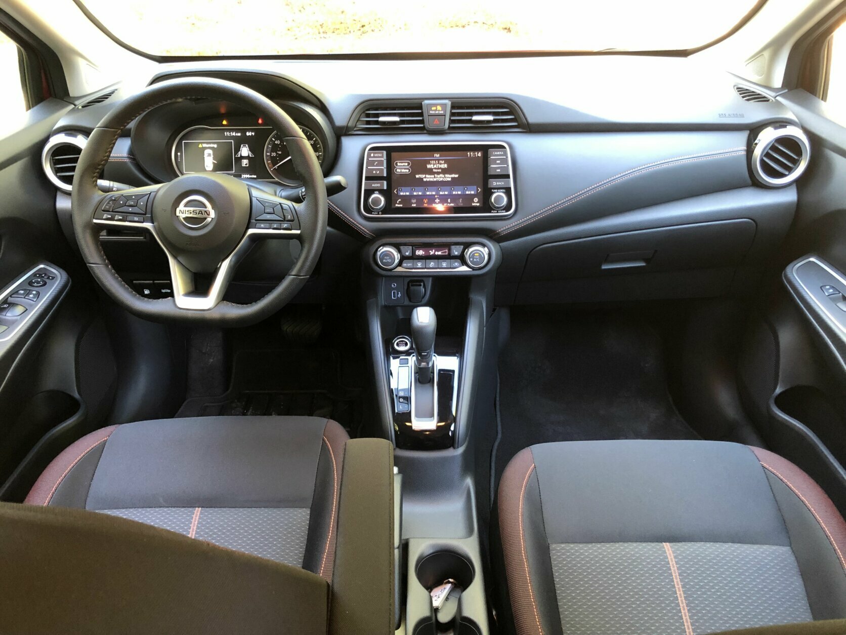 2020 Nissan Versa interior