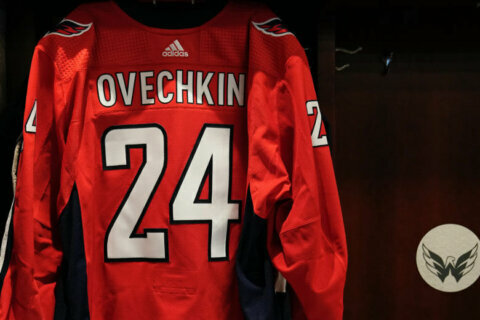 Alex Ovechkin wears No. 24 jersey in tribute to Kobe Bryant