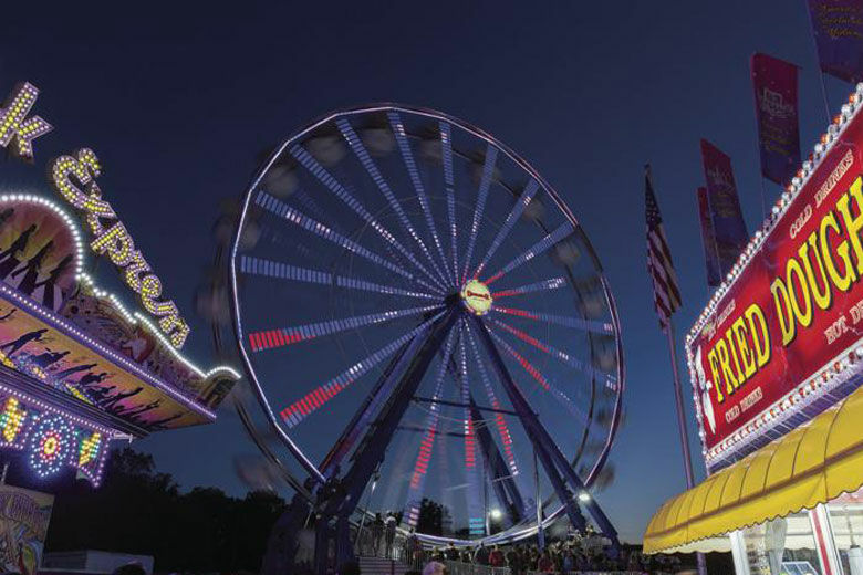 Ferris wheel at the Prince William County Fair