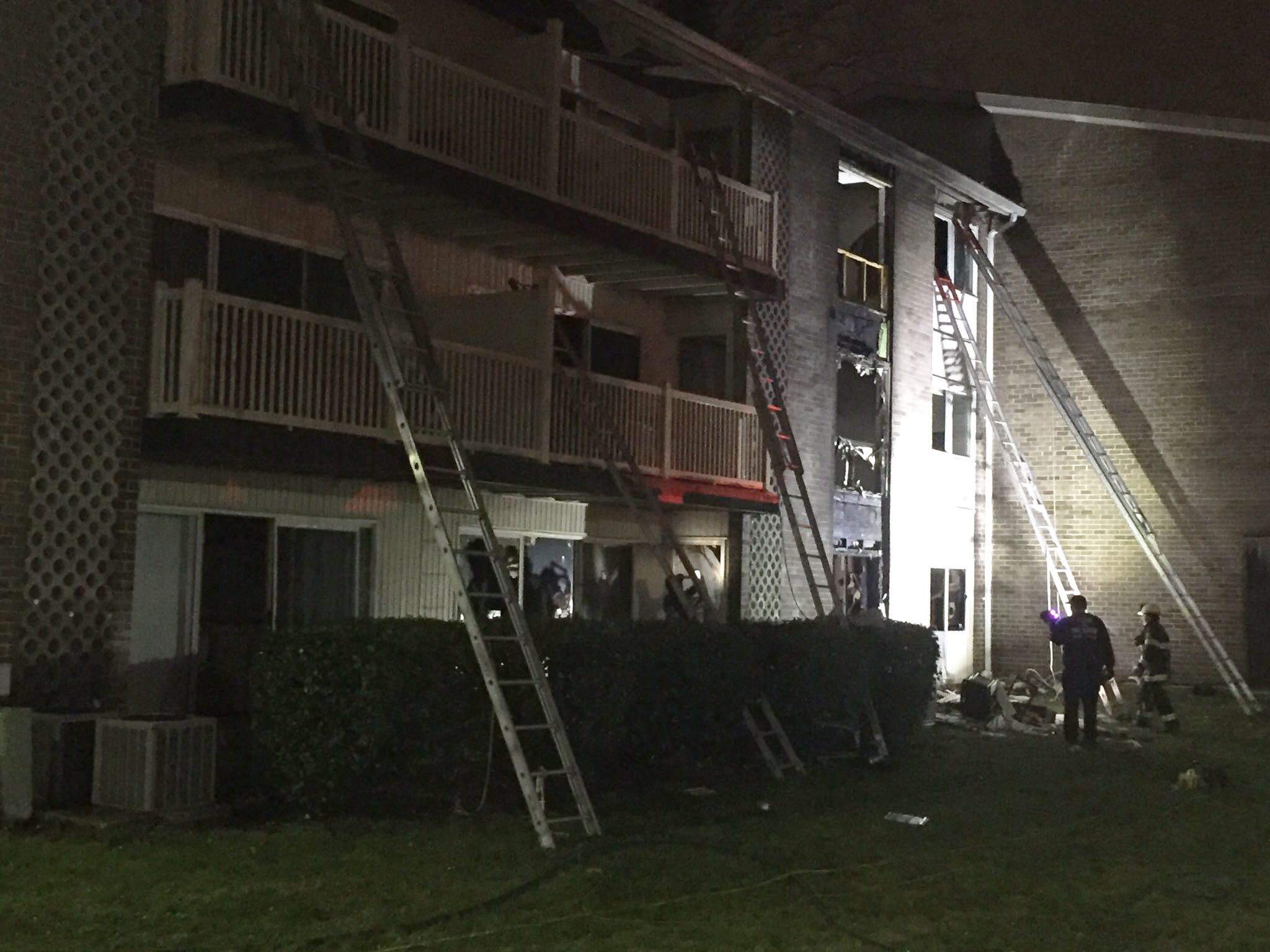 Several rescued, 16 displaced after 2alarm fire in Laurel WTOP News