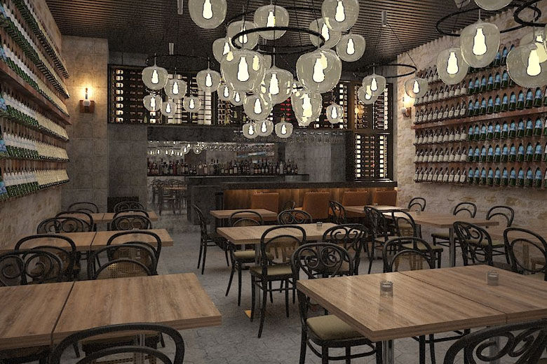 Renderings of the $3 million renovation of Capitol Hill restaurant Ambar. The renovation will double the restaurant's size and includes a new third-floor rooftop that will have a retractable roof.