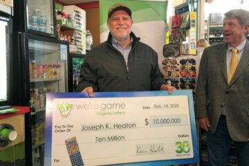 Prince William County man scratches $10M winning lottery ticket