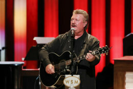 Joe Diffie performs at "Luke Combs Joins the Grand Ole Opry Family" at Grand Ole Opry on Tuesday, July 16, 2019 in Nashville, Tenn. (Photo by Al Wagner/Invision/AP)