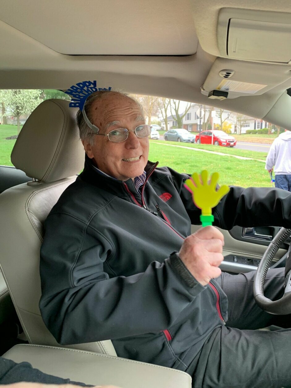 Neighbors have birthday parade for 88-year-old while social distancing