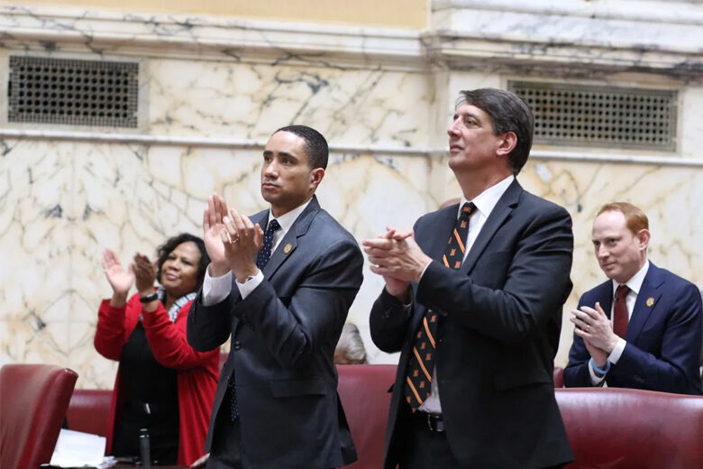 William C. Smith and Guy Guzzone in Maryland General Assembly