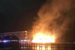 The rebuilt Lighthouse Restaurant in Dewey Beach was set to open this summer. Firefighters battled the blaze for hours. 