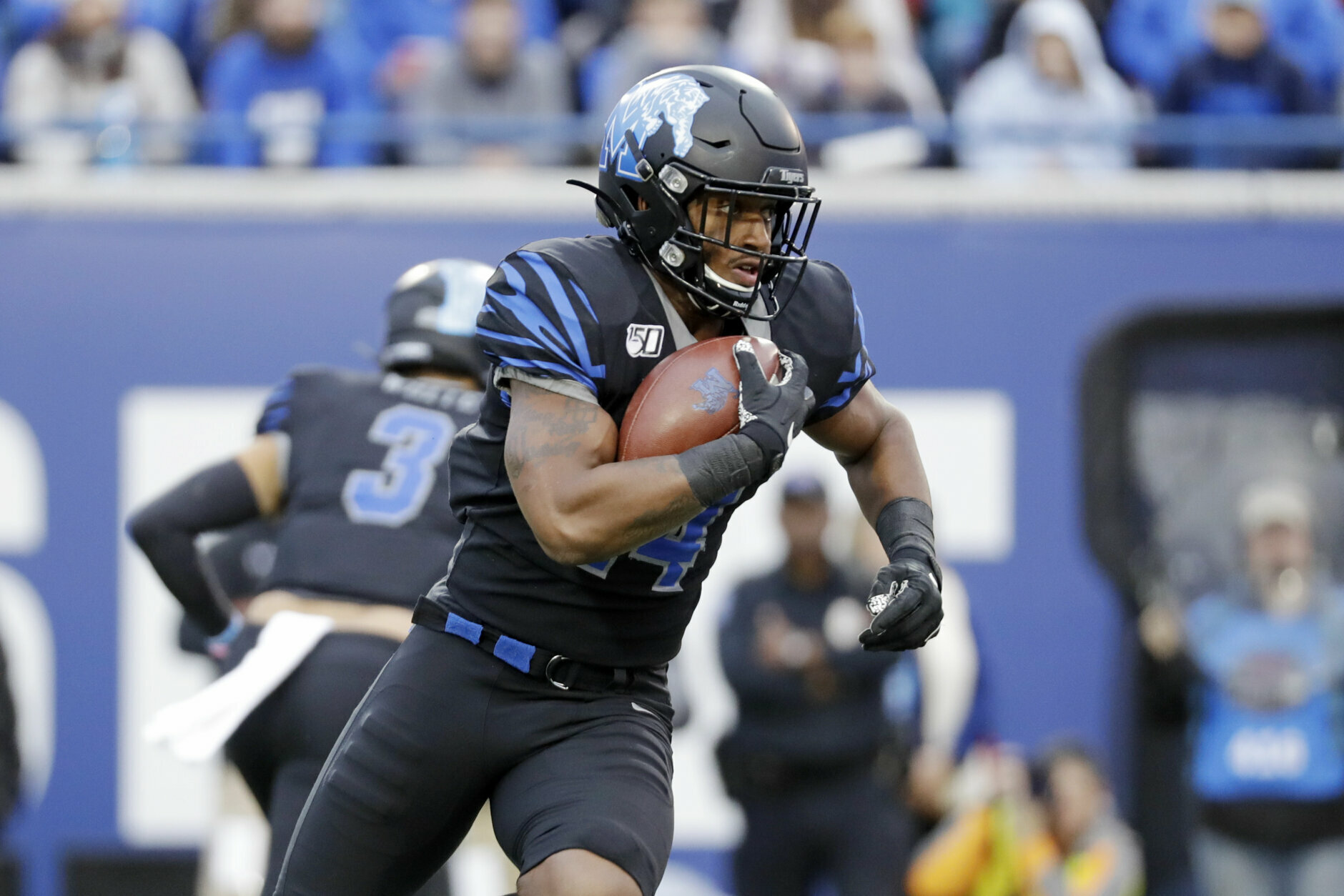 <p><b>3rd Round (66th overall): Antonio Gibson — RB/WR, Memphis</b><b> </b></p>
<p>This pick initially stunned me because of the Redskins&#8217; depth at running back but upon further review, this is the first of several selections that indicate what Rivera values most: Versatility.</p>
<p>Gibson has been widely compared to Christian McCaffrey, who was the best all-around back in the league last season under now-Redskins OC Scott Turner. Like CMC, Gibson is a big, fast player who can run, catch and return kicks — and the &#8216;Skins are in need of all three roles. Gibson&#8217;s impact may not be immediate but in this offense, it feels inevitable. <b>Grade: A</b></p>
