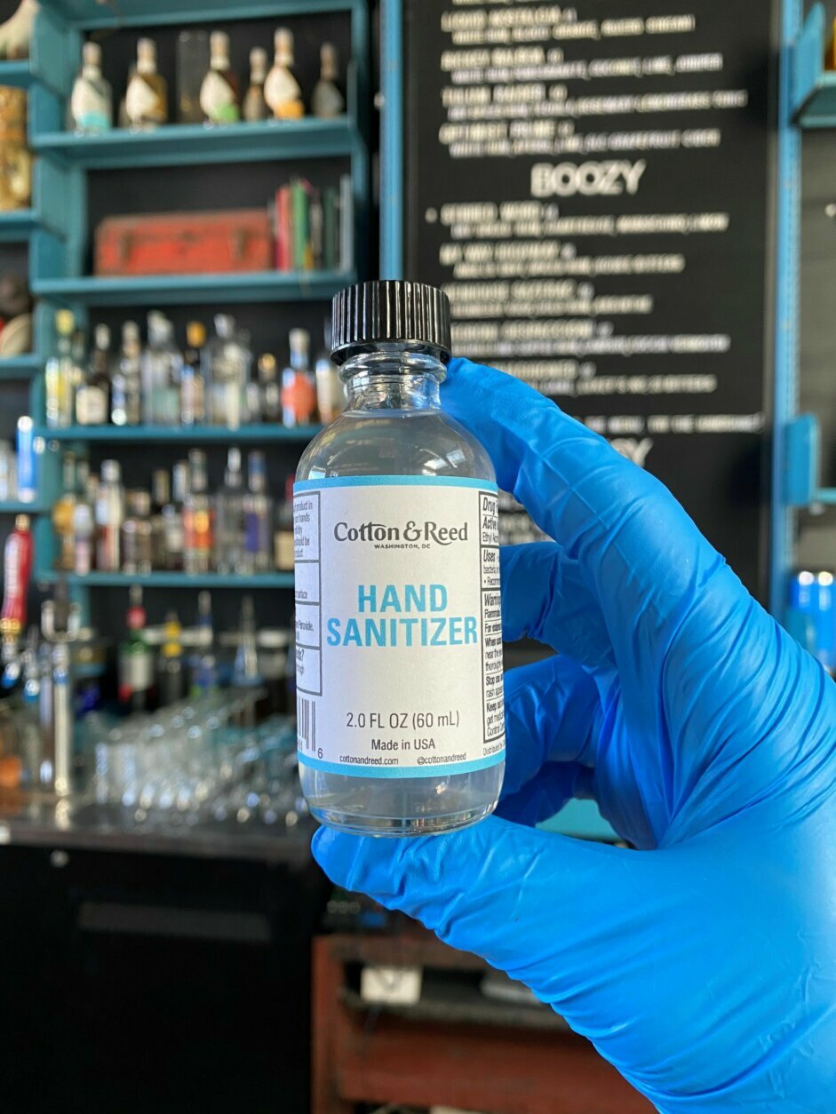 Local distillery Cotton & Run has began pumping out hand sanitizer instead of their usual product.