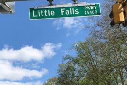 Little Falls Parkway sign
