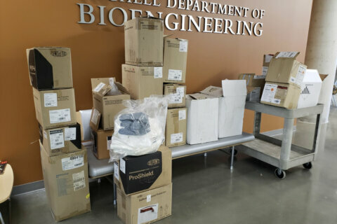 University of Maryland lab supplies donated to local hospitals