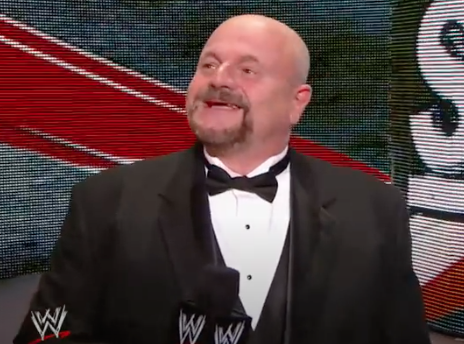 Longtime WWE ring announcer Howard Finkel died April 16. He was 69. (YouTube)