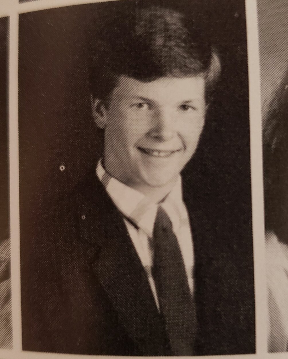 Preston's game-watching with "Irrational Marc" has drawn comparisons to those Sonic ads that feature another Syracuse alum, T.J. Jagodowski, whose yearbook photo is shown here.