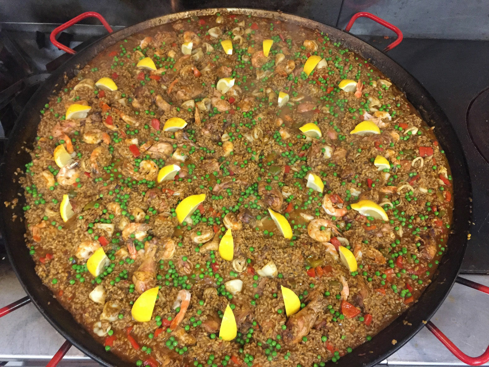 <p>Paella from the Fairmont Hotel in West End is being offered as a special take-out option by chef Jordi Gallardo on April 15. (Courtesy Fairmont Hotel)</p>
