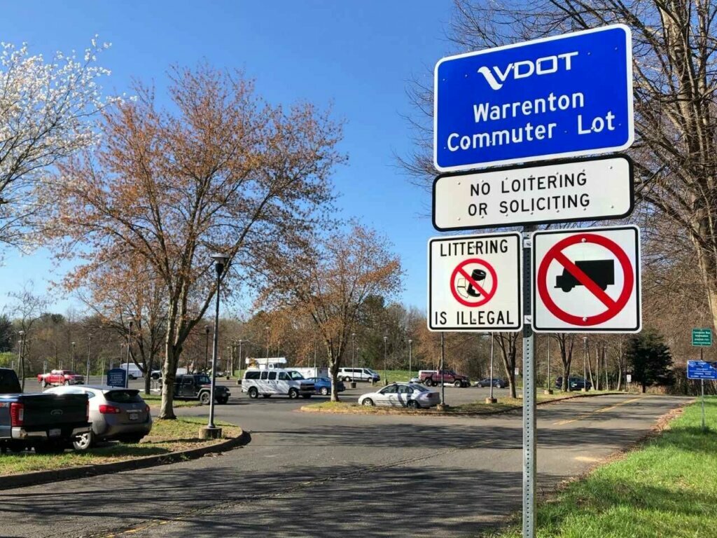 warrenton parking lot