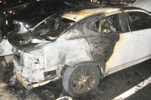 6 vehicles found burning in Germantown; arson suspected