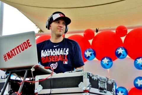 Washington Nationals’ DJ moves to virtual performances