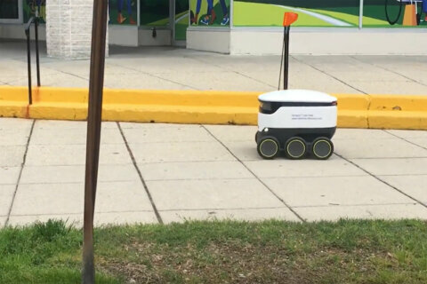 Broad Branch Market delivery robot