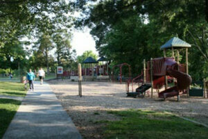 Playground at park.