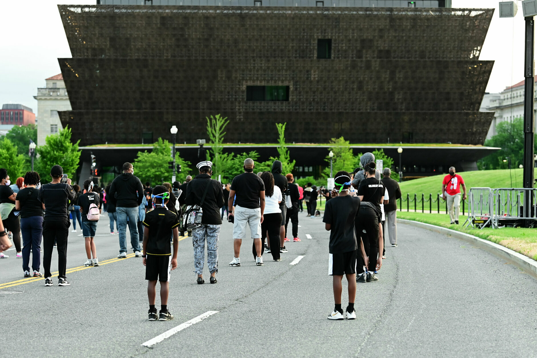 <p>The march went from the National Museum of African American History and Culture to Black Lives Matter Plaza.</p>
