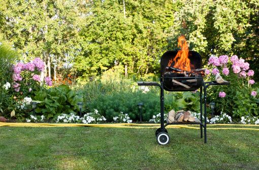 <p><span style="font-weight: 400;">Ready to fire up the grill? Set aside a space for your “outdoor kitchen” away from where kids and pets play. Weather permitting, enjoy cooking up some </span><a href="https://www.delish.com/cooking/recipe-ideas/g3429/weeknight-dinners-on-the-grill/"><span style="font-weight: 400;">easy meals</span></a><span style="font-weight: 400;"> for the whole family to enjoy. </span></p>
<p><span style="font-weight: 400;">Photo Credit: </span><a href="https://www.gettyimages.com/"><span style="font-weight: 400;">GettyImages</span></a><span style="font-weight: 400;">, </span><a href="https://www.gettyimages.com/detail/photo/flames-in-a-barbecue-royalty-free-image/150536606?adppopup=true"><span style="font-weight: 400;">VeraLubimova</span></a></p>
