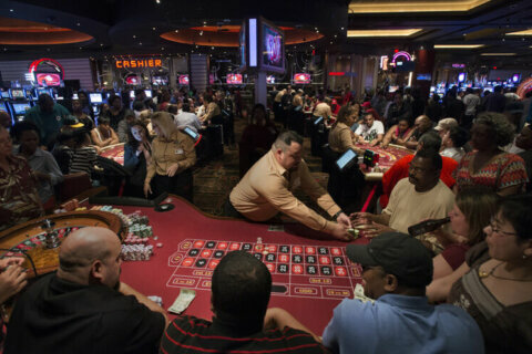 Maryland casinos are close to year ago gambling revenues