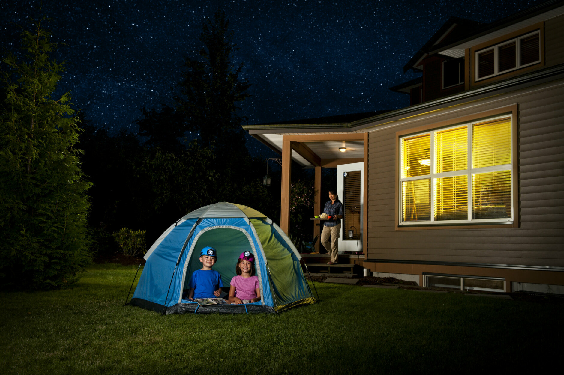 <p><span style="font-weight: 400;">You don’t have to miss your summer vacation just because you’re stuck at home. Pitch a tent in the backyard for the kids to enjoy the full camping experience!</span></p>
<p><span style="font-weight: 400;">Photo Credit: </span><a href="https://www.gettyimages.com/"><span style="font-weight: 400;">GettyImages</span></a><span style="font-weight: 400;">, </span><a href="https://www.gettyimages.com/detail/photo/children-camping-in-a-tent-in-the-backyard-royalty-free-image/153661913?adppopup=true"><span style="font-weight: 400;">RonTech2000</span></a></p>
