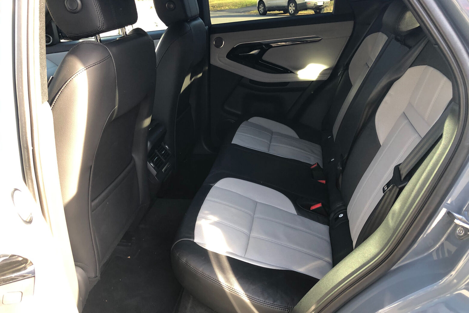 Interior of 2020 Range Rover Evoque.