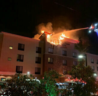 Lightning strikes Fairfax Co. hotel; fire displaces over 100 people