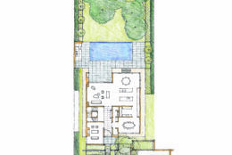 The site layout for the property.  (Courtesy Adam Rackliffe, Washington Fine Properties)