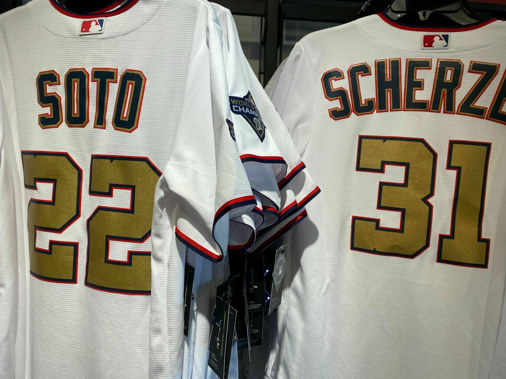 Why the Nationals are wearing gold-trimmed jerseys - The