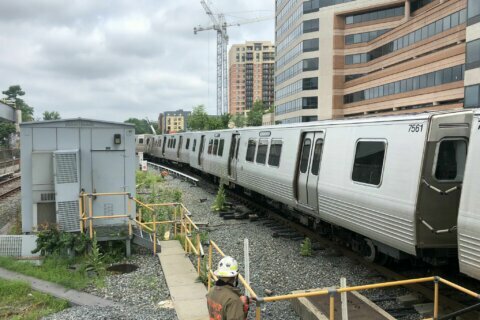 Metro investigates after Red Line train derails outside Silver Spring station