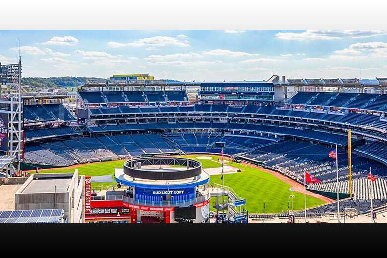 Since we're doing stadium views today, here's the view from my apartment. :  r/baseball