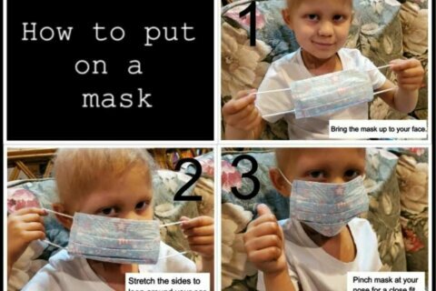 Young Md. cancer patient hopes to teach kids to wear masks