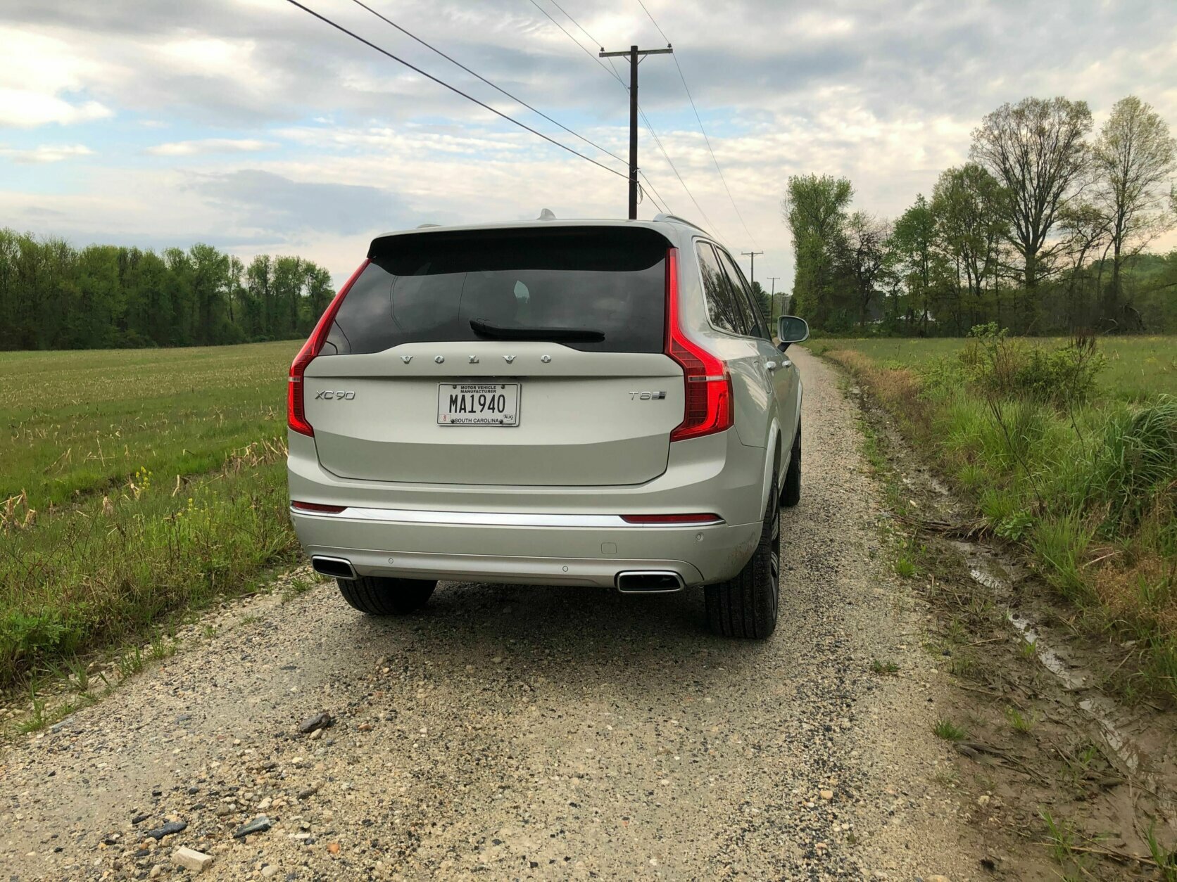 Exterior of the Volvo XC90 T8 E-AWD